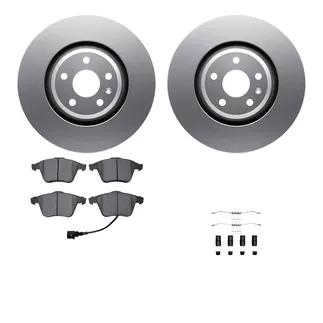 R1 Concepts WDTH1-73033 Brake Rotors - Carbon Coated W/ Euro Ceramic Pads & Hdw